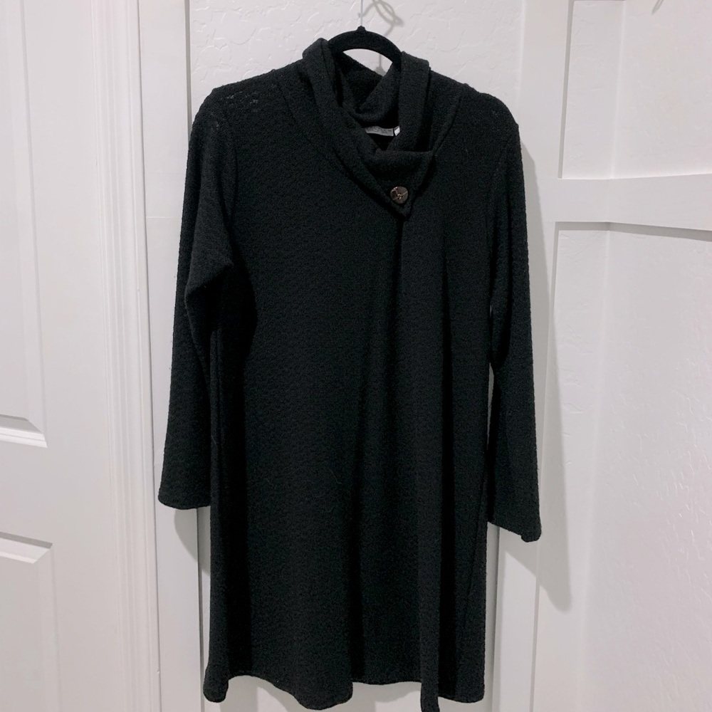 Vasna Women’s Black Fall Sweater Dress Size Medium